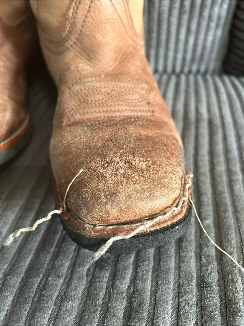 Youth Tan/Brown Western cowboy boots